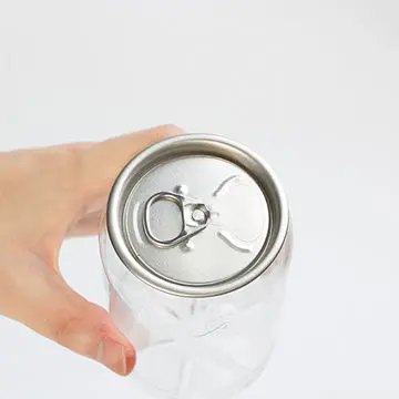 PET Beverage Can Aluminum Plastic Custom Size Accepted Tin Can Soda Juice Filling Carbonated Drink Empty Beer Can Plastic 250