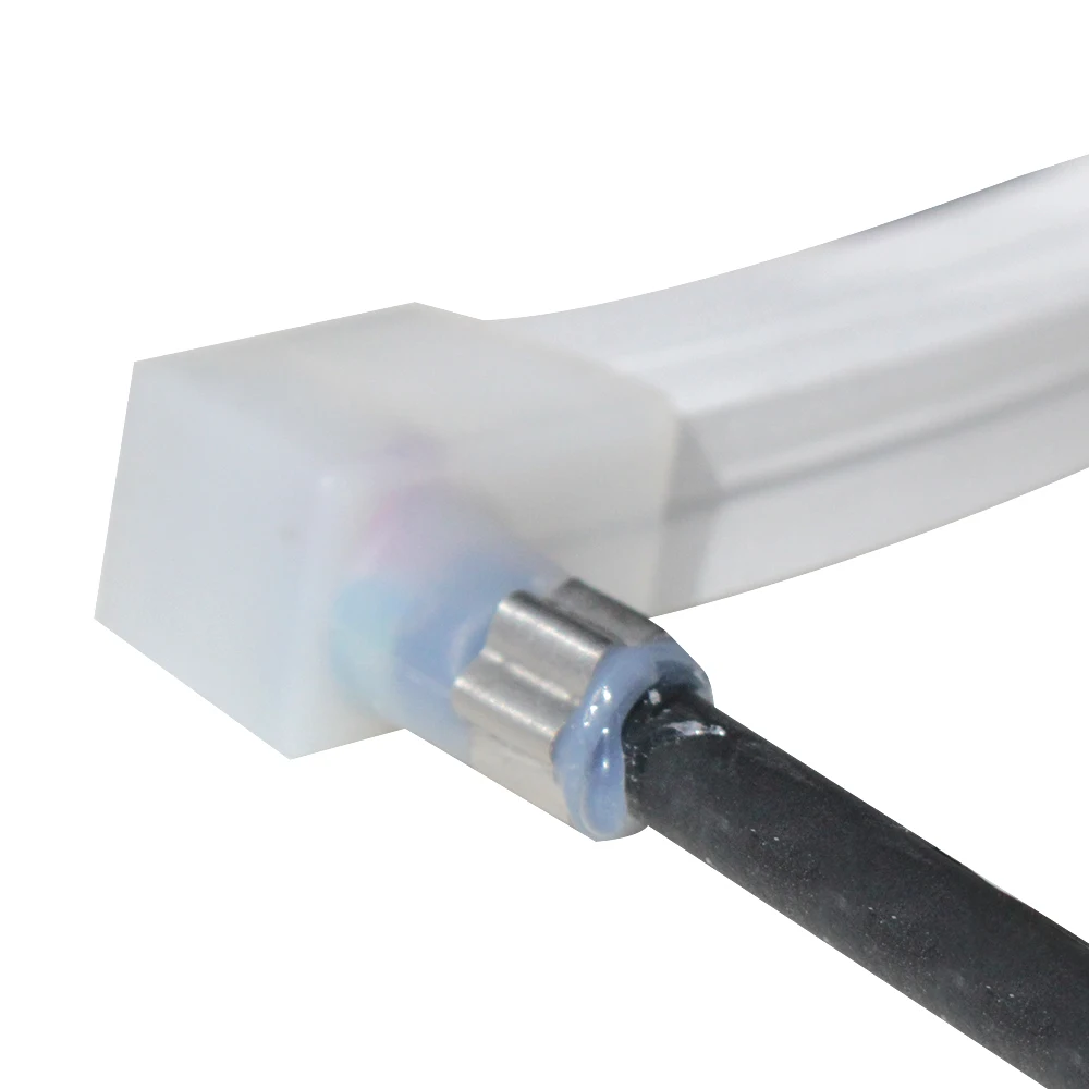 Адресная Пиксельная тонкая гибкая Водонепроницаемая IP68 2835 5050 RGB RGBW силиконовая Гибкая светодиодная неоновая лента для наружного