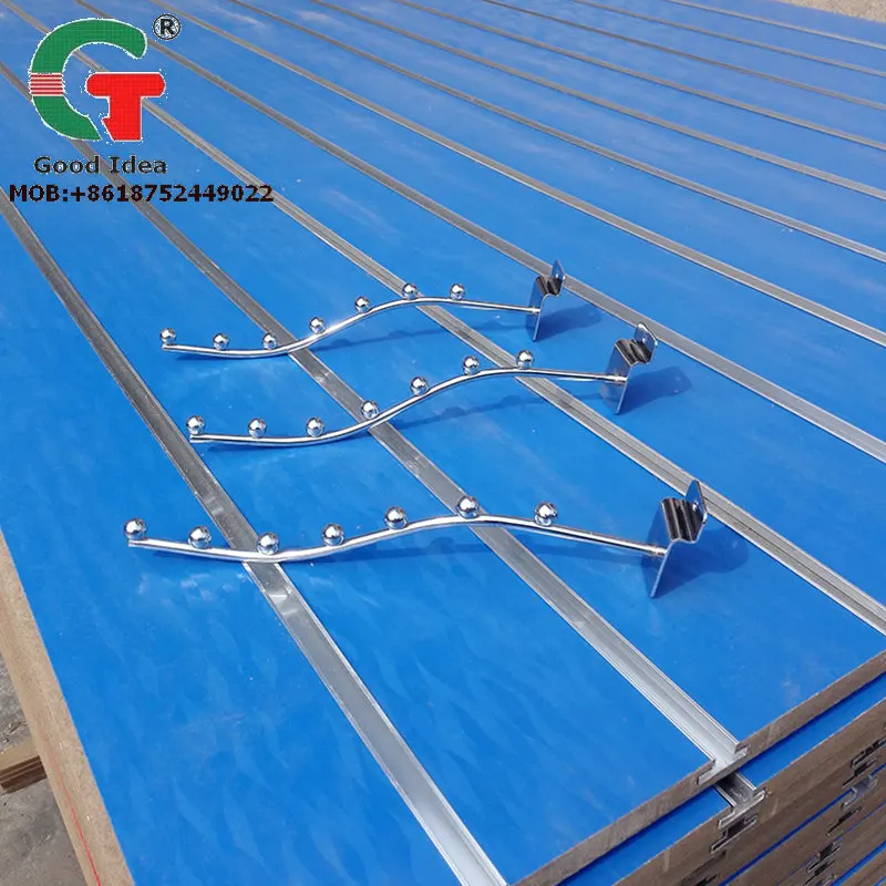 
cheap price retail displays high quality Wholesale slotted mdf ,pvc MDF board ,slat wall MDF 