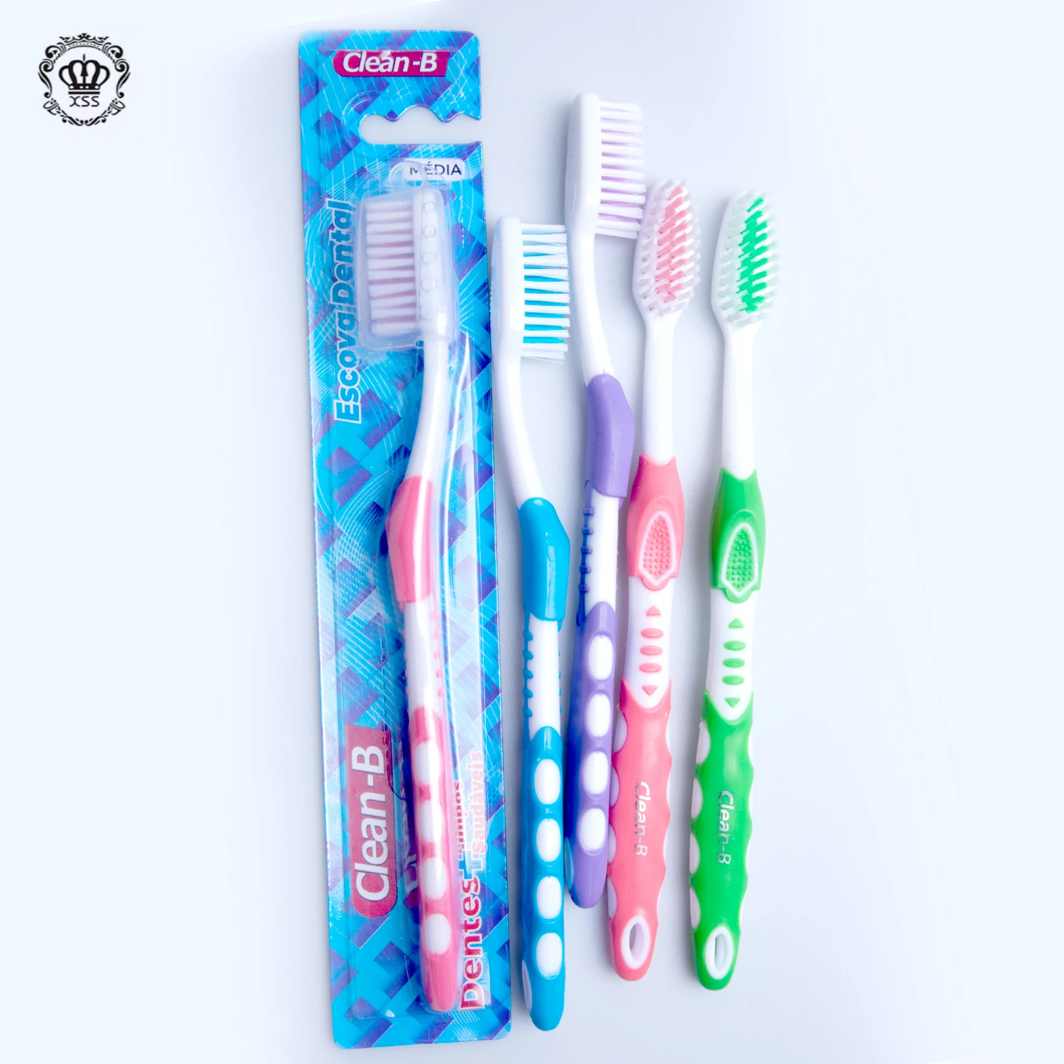 XiBrush Adult Toothbrush With Tongue Scraper Rubber Bristle Ebay Hot Sale Custom Design Factory Direct Manufacturer