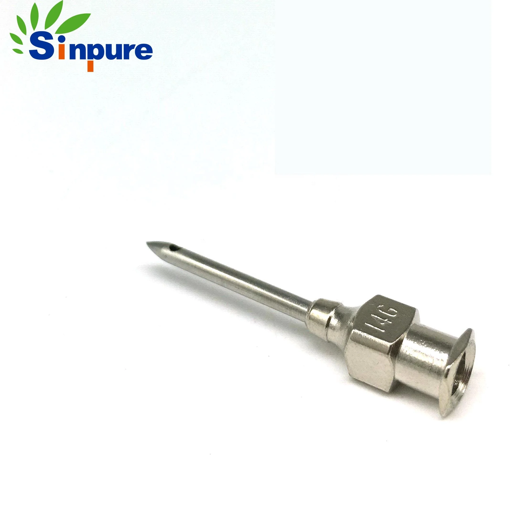 
Custom Medical Stainless Steel Veterinary Needle Luer Lock 16g Needle 