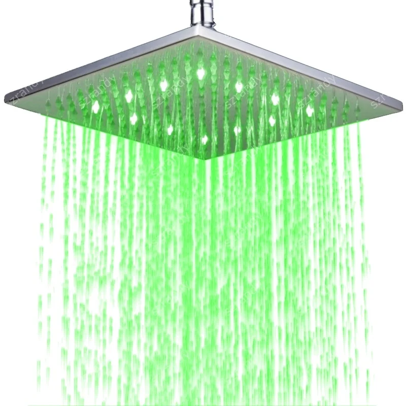 250mm Bathroom Hanging Shower(Blue-Green-Red)