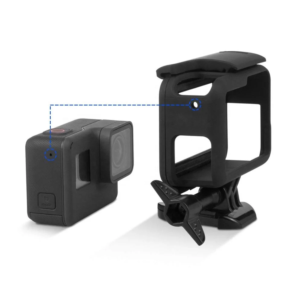 Protective Frame Case Standard Open Shell Protector Housing Border for GoPro Go Pro Hero 5/6/7 Black Sports Action Camera
