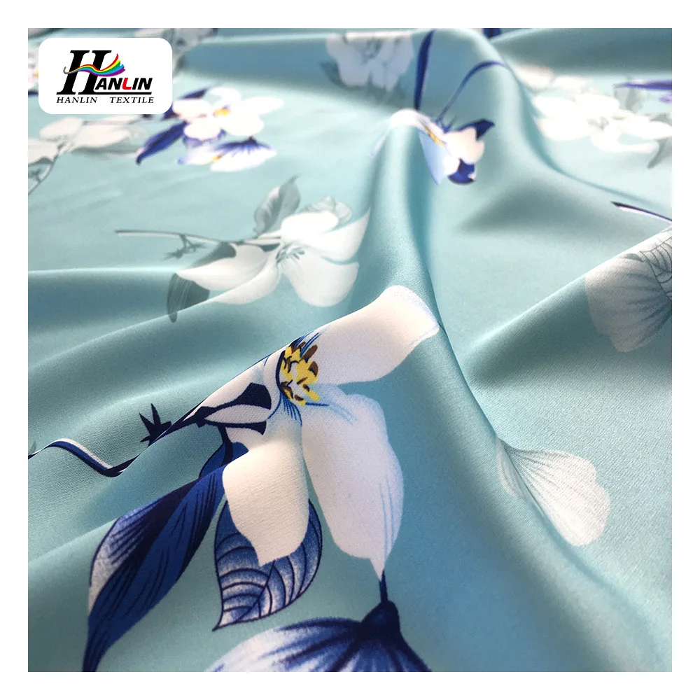 50D satin silk digital print Spandex Fabric for dubai market with hundreds design