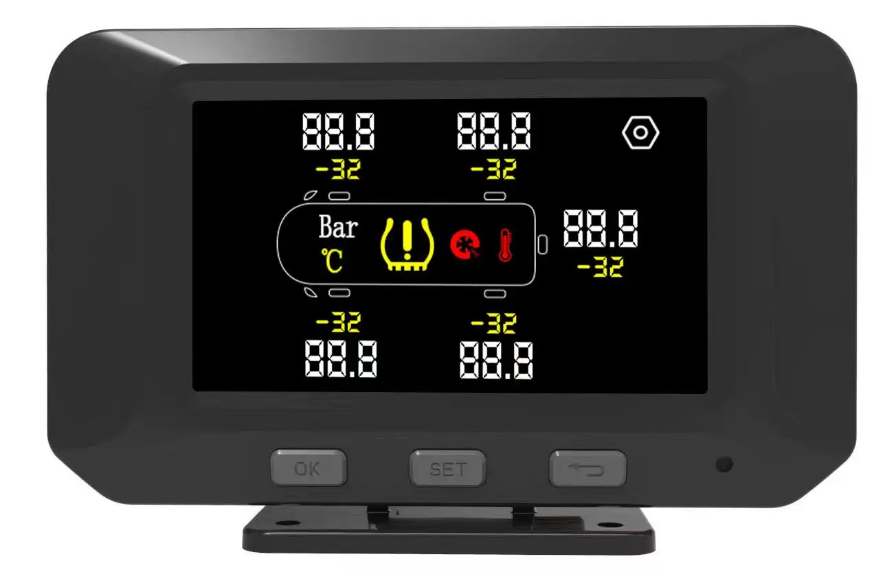 Truck TPMS Supports 0-18Bar Internal/External sensors Tyre pressure monitoring system For turck Support array UI logo language