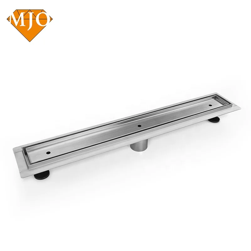 Factory direct customized stainless steel hidden floor drain for hotel villa linear shower floor drain.