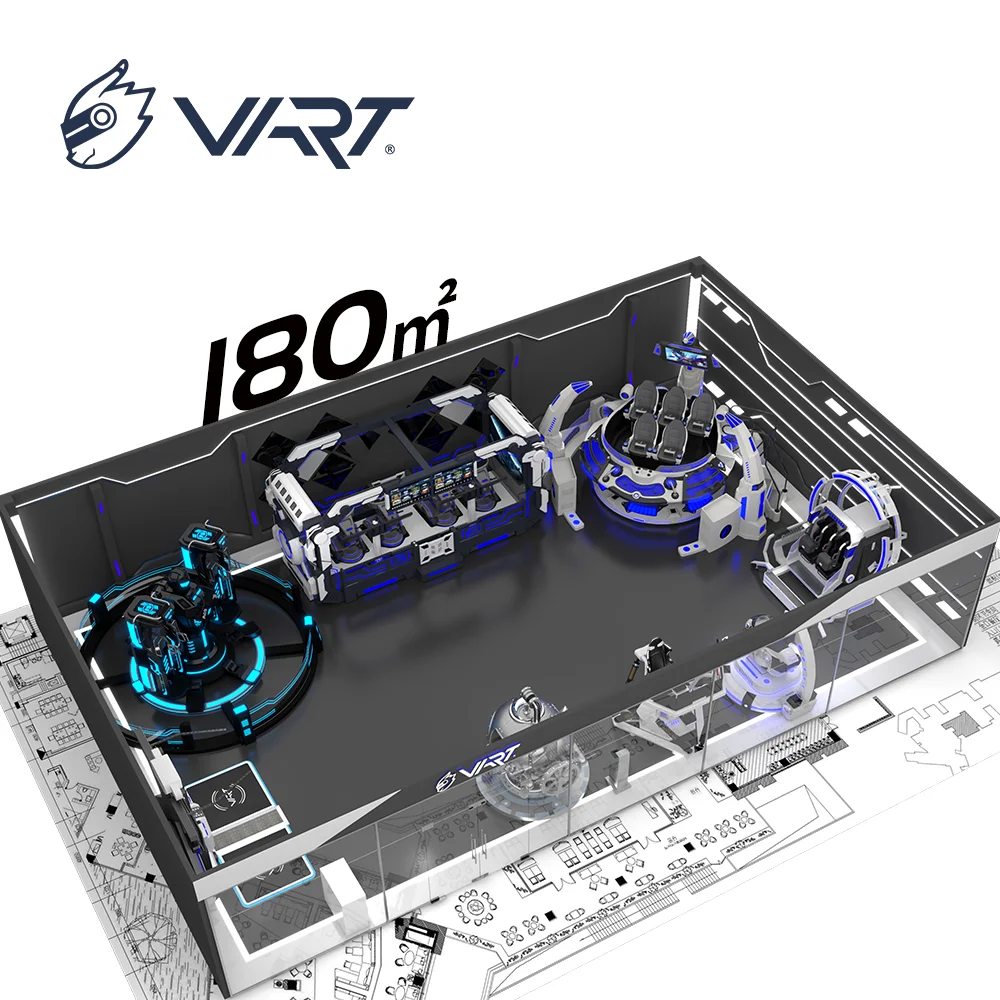 VART vr motion gaming arena simulator for shopping malls