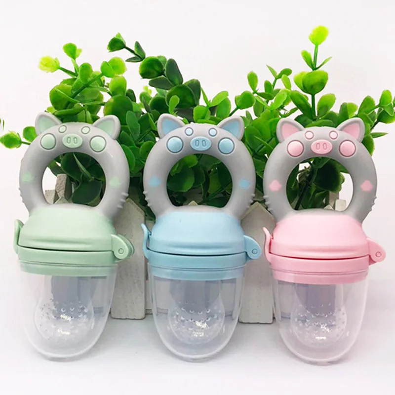 
1Pcs Fresh Food Nibbler Baby Pacifiers Feeder Kids Fruit Feeder Nipples Feeding Safe Baby Supplies Nipple Teat Pacifier Bottles 