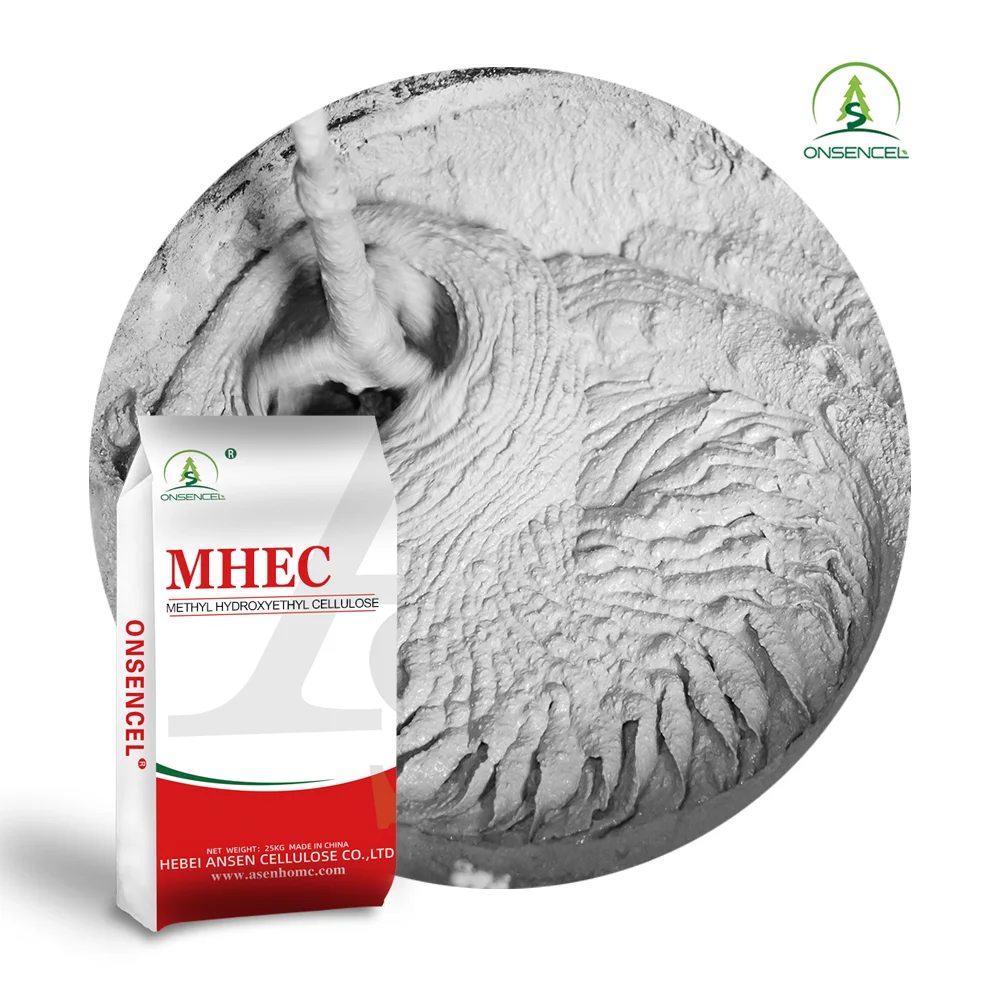 good thickening agent Methyl Hydroxyethyl Cellulose MHEC for Decoration mortar that can reduce production cost