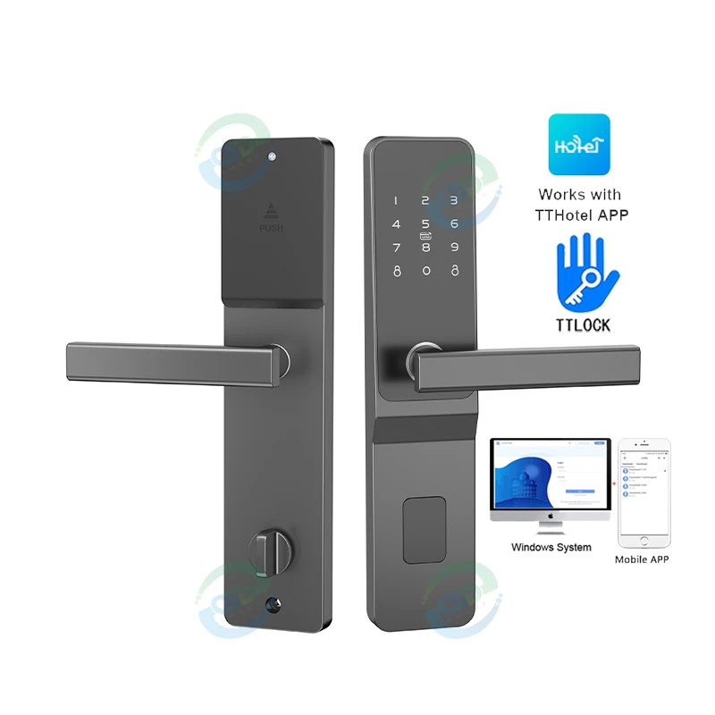 Electronic Software Management System Hotel Smart Lock Card Access TTlock TThotel Control Password Combination Lock