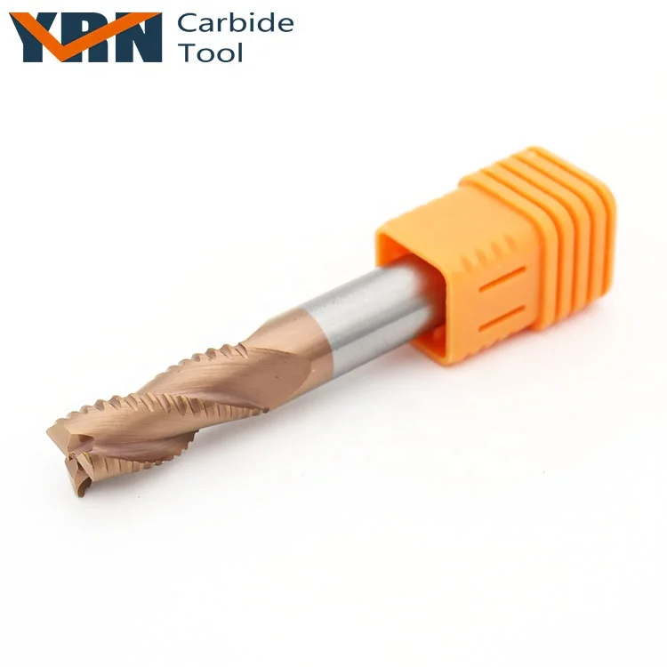 Recommended Solid Carbide Roughing Cutters 3 Flute Rough Milling Cutter HRC55 End Mill Side Face/ Step Shoulder/straight Slot