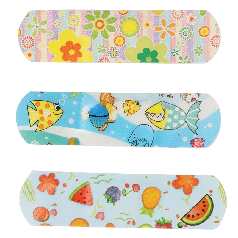 Manufacturer Good Quality Custom Printed Adhesive Flexible Fabric Cartoon Bandaid