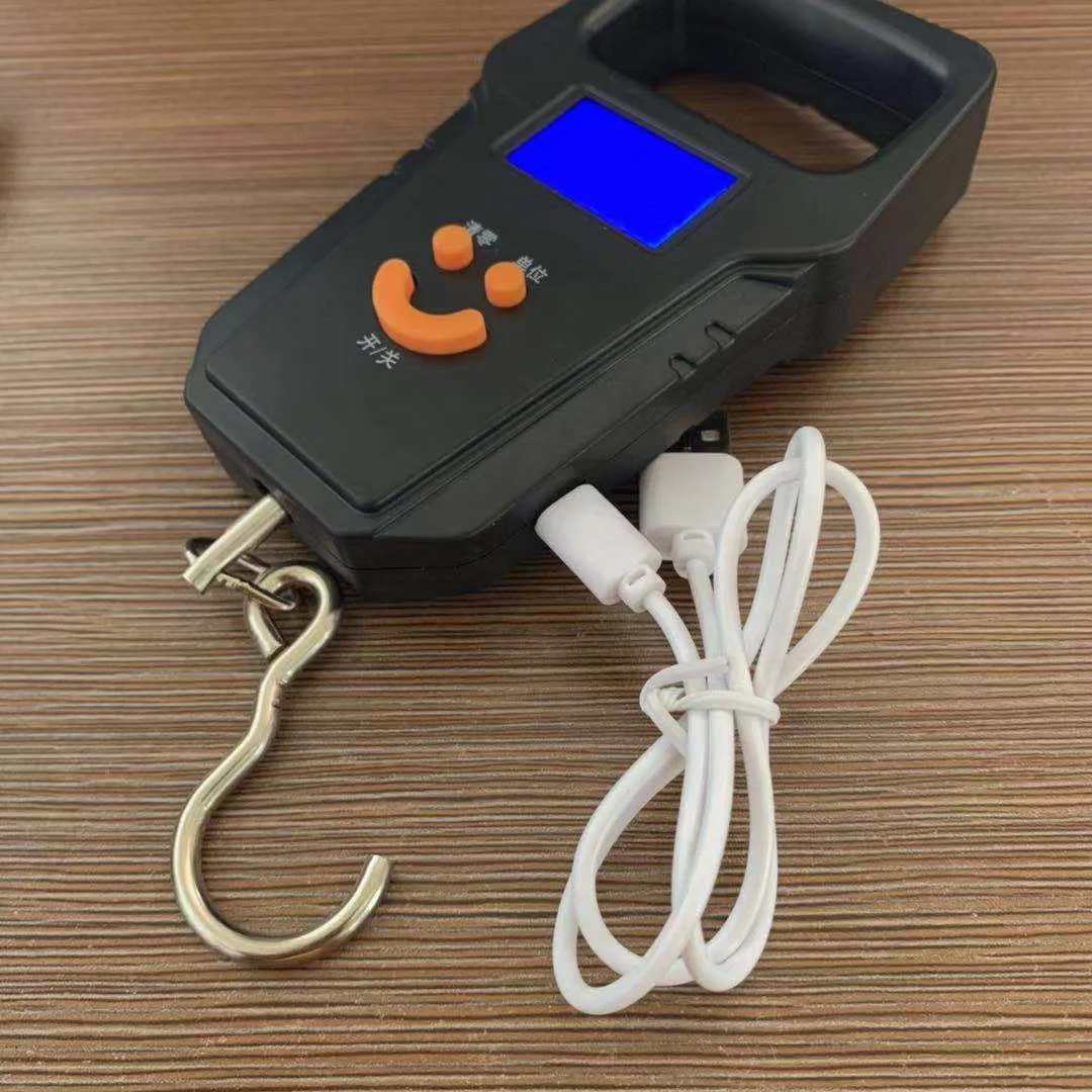 Hanging Weighing Black Scale 50KG Luggage Baby Electronic Digital LCD Portable Weighing Scale