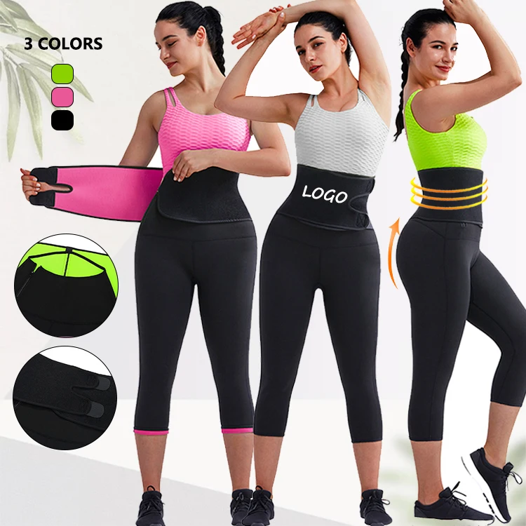 Women Thigh And Waist Trainer Shapers Neoprene Pants Thigh Eraser Shaper Plus Size Adjustable Waist Trimmer Slimming Belt