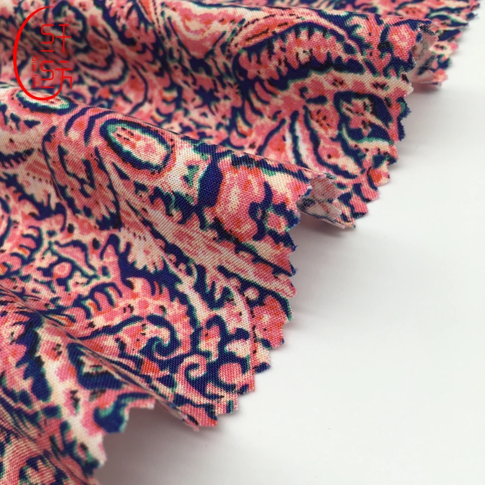 Wholesale hot woven rayon cheaper viscose fabrics cloths for african clothing fabric women nice dress