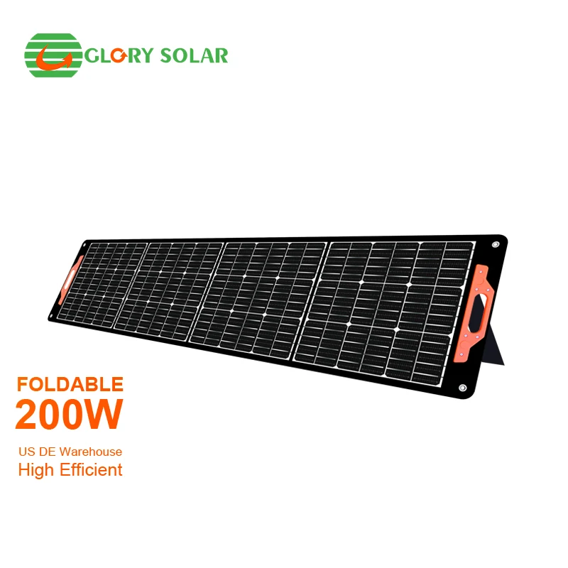 Glory Solar ETFE инкапсулированная 200 Вт Складная монокристаллическая солнечная панель для наружного использования