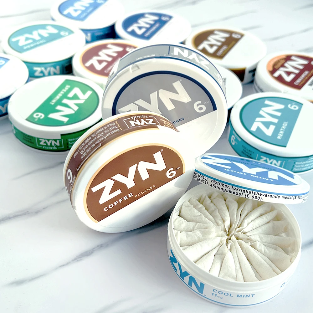 2024 Новое высокое качество со всеми вкусами и прочностью с OEM кофеин Фокс ZYN VELO DZRT мешочки в коробке
