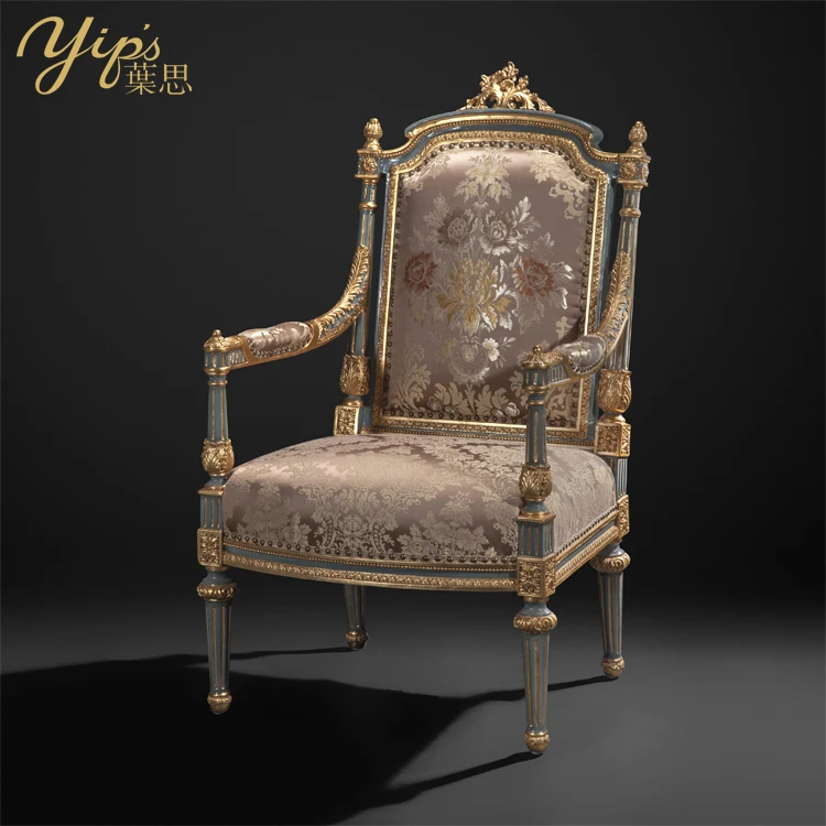 Yips LD-1604-1392 европейской серии Смола Резьба ручная роспись цветочный узор гостиной Классическая одноместный