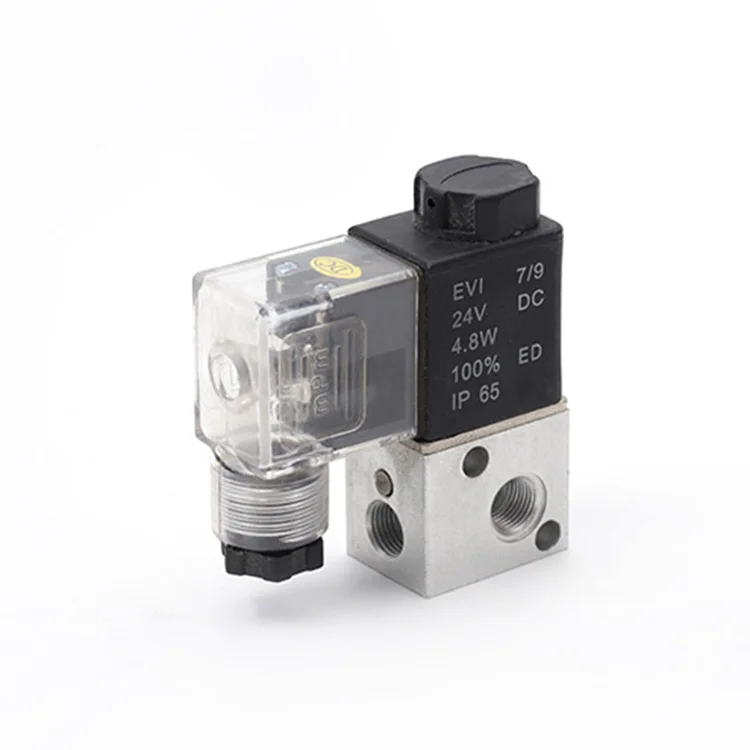 
3V1-06 series direct drive type two positions three ways solenoid valve 