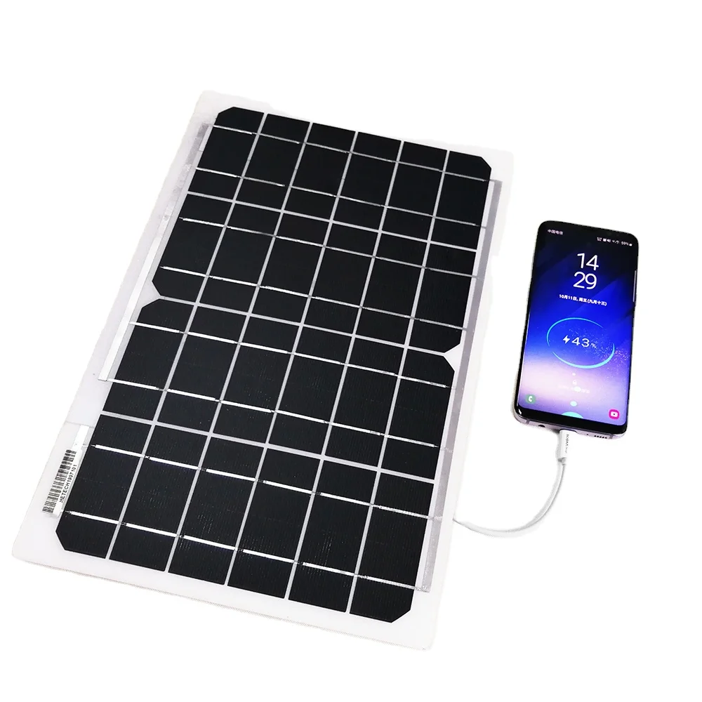 10W 7W Usb Solar Panel 5V Solar Panel Mini Solar Panel Mobile Phone