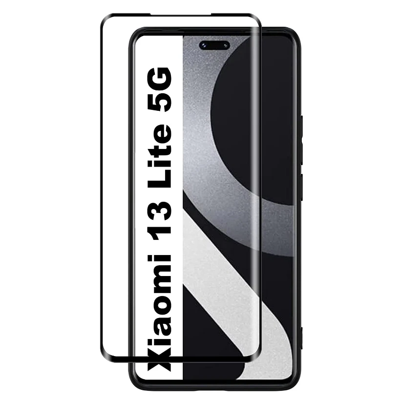 3D изогнутое полное покрытие Премиум Закаленное стекло 9H защита для экрана Xiaomi 13 Lite Защита сотового