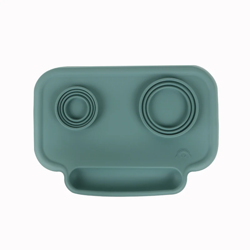 Wholesale Mini Size Bpa Free Silicone Feeding With Strong Suction Cup Baby Placemat