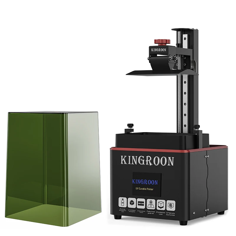 Kingroon KP6 моно плюс мини настольный LCD ювелирный 3D принтер Смола