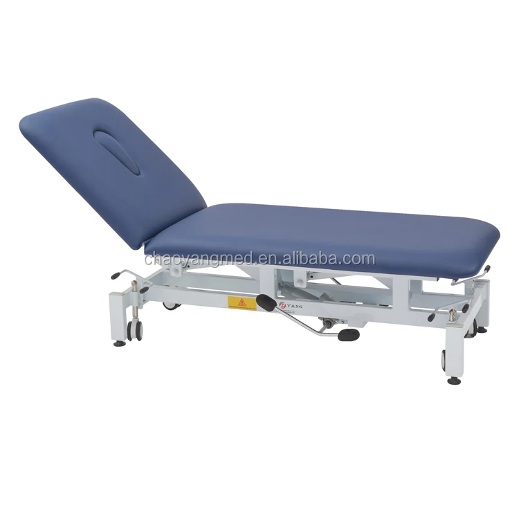 Chaoyang Medical 2 Section Hydraulic Couch Examination Massage Table Therapy Physiotherapy Bed Treatment Table