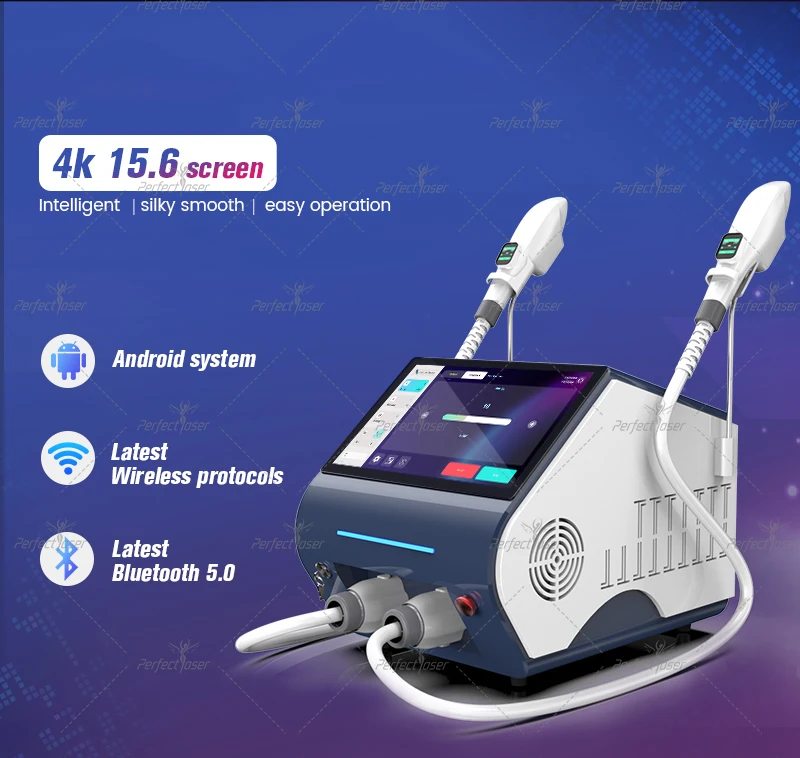 factory ipl opt intense pulsed light pigment ice depilacion laser cooling hair removal and rf beauty machine