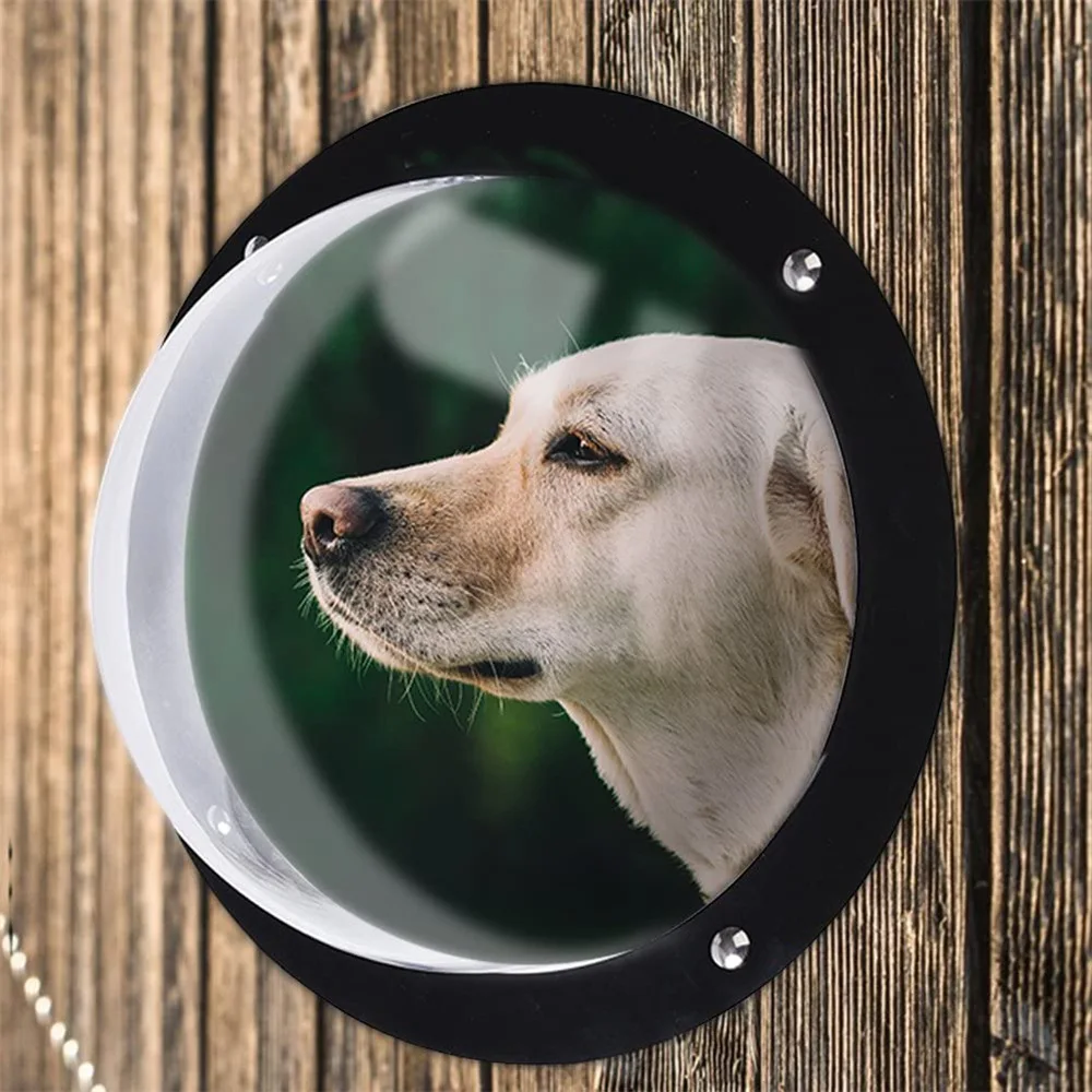 Pet Dog Fence Window - Clear View Dome Pet Peek Window acrylic fence window pet peek window, Horse,Even Children