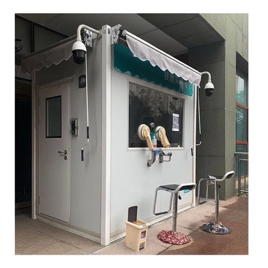 
safe house quarantine cabin for sample collection detection with HEPA filter air purifilter 