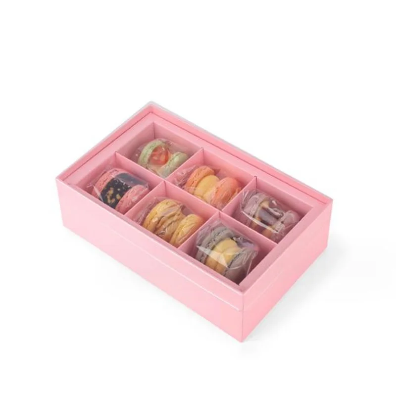Most Popular Round Macaron Gift Boxes Packaging With Divider White Pink Purple Plastic Online Shop China Food Custom