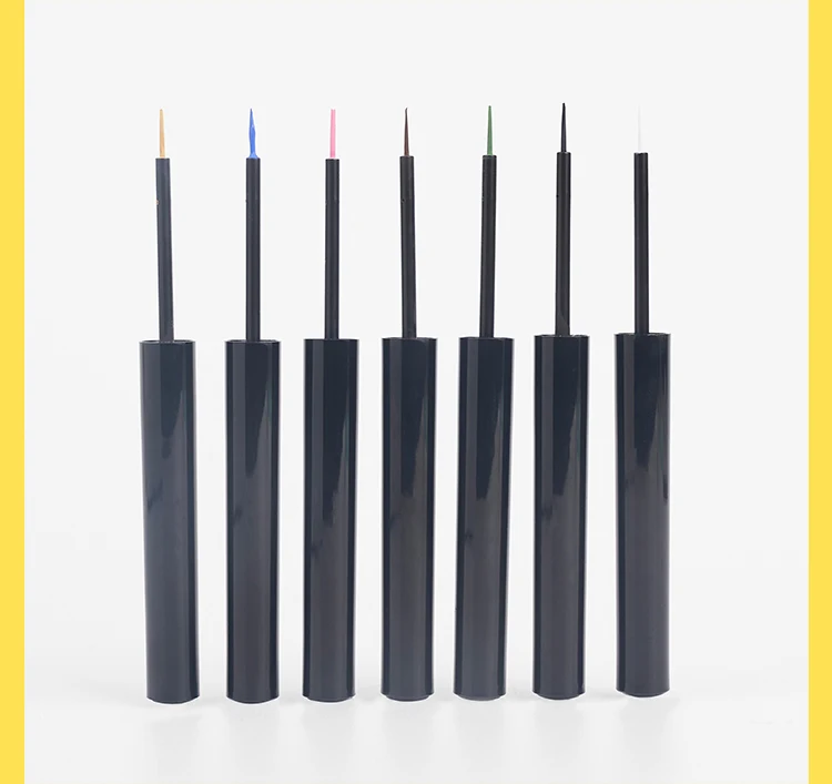 9 colors Super Slim colorful Eye liner no smudging easy to color waterproof liquid eyeliner pen
