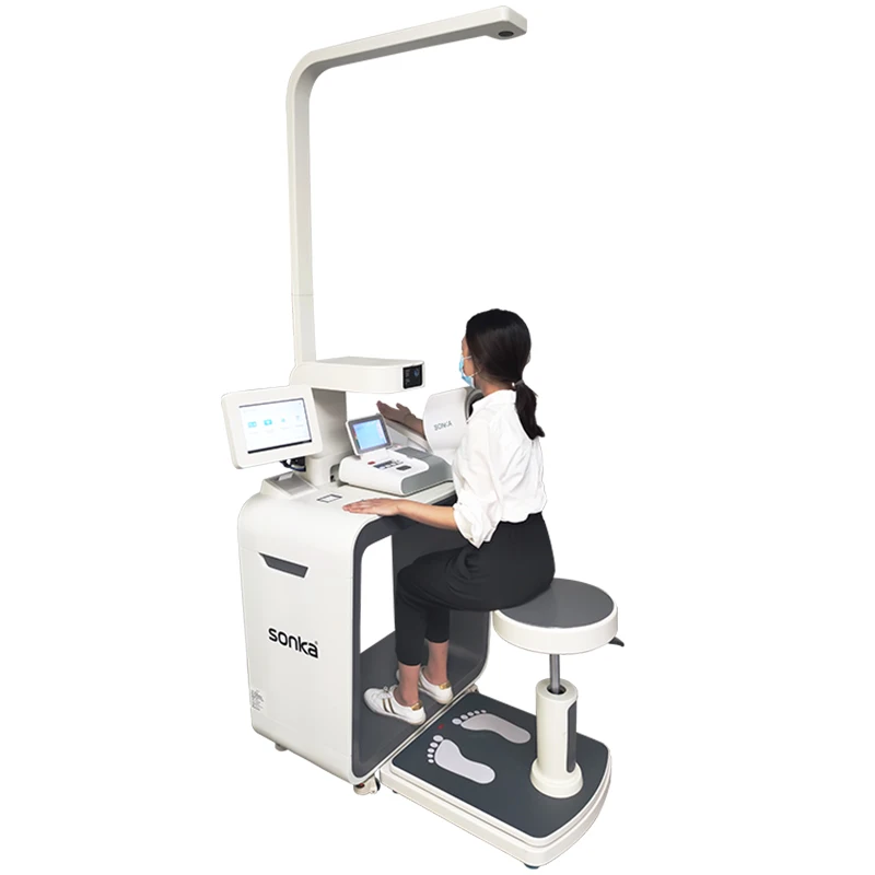 Медицинский больничный ЖК-дисплей, сканирование температуры, сенсорный экран, самообслуживание, медицинский контроль, артериальное давление, киоск