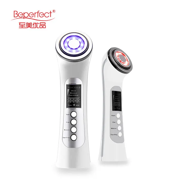 Facial care Personal LED Beauty Machine Face Slimming Wrinkle Removal EMS Skin Care Device electric vibrating RF hand massage