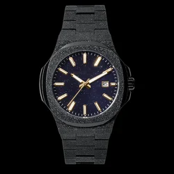 Hot Selling Men Watches Quartz Business Luxury Classic Trendy Stainless Steel Men Wrist Watch Oem ODM frosted Watches Men