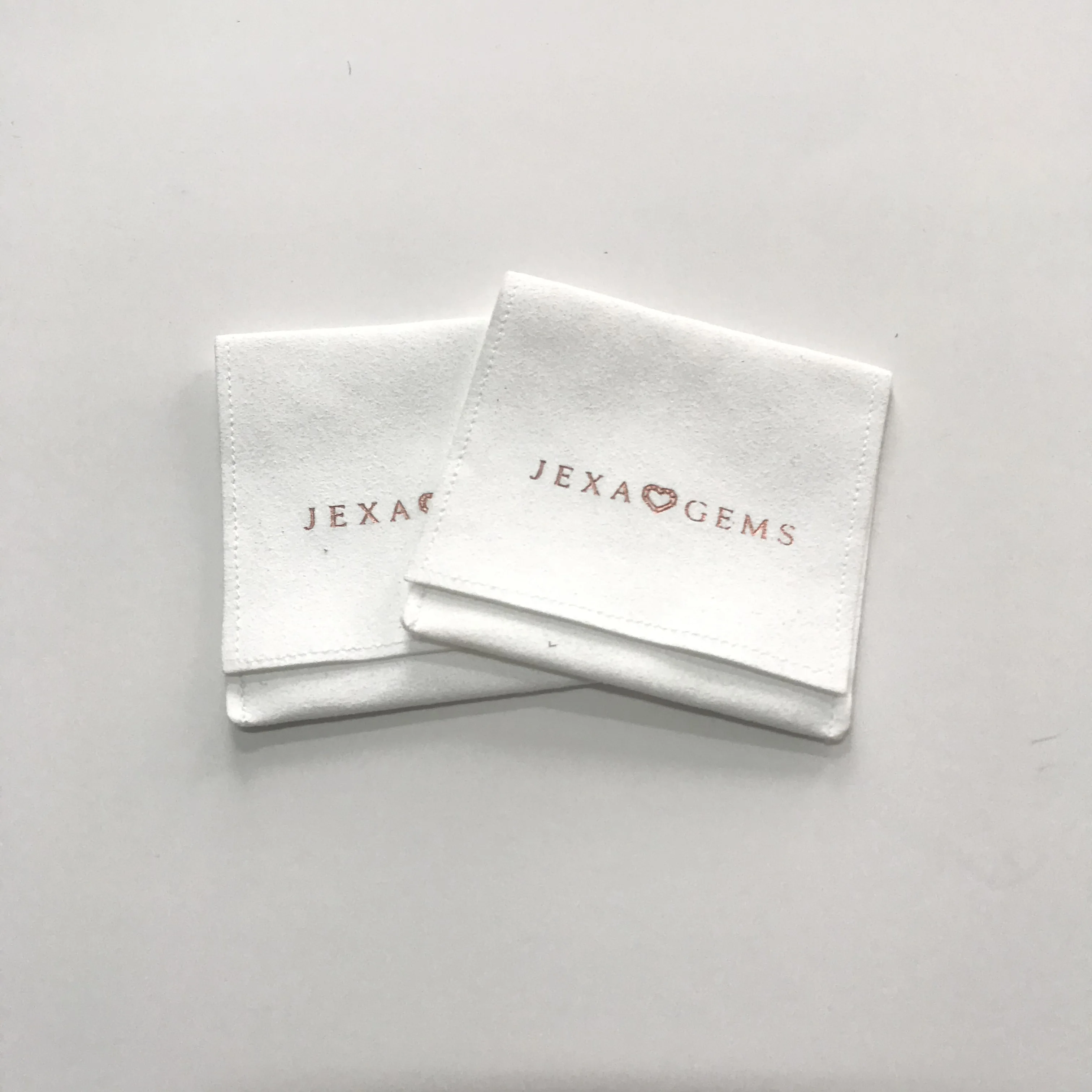 Excellent Quality Free Design Luxury Satin Jewelry Pouch with logo