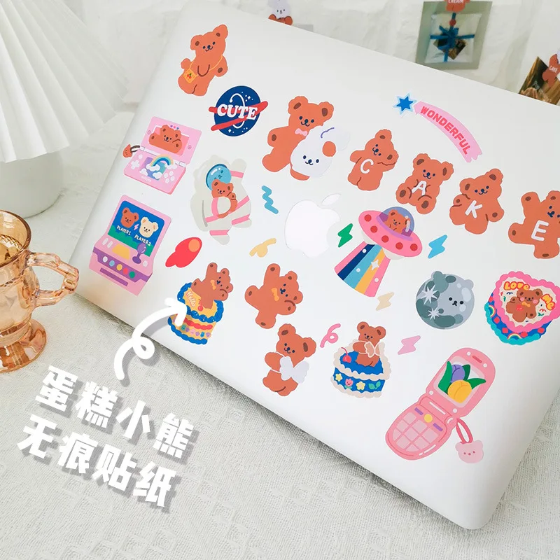  Milkjoy bear removable stickers South Korean DIY traceless computer stick hand account material manufacturers direct