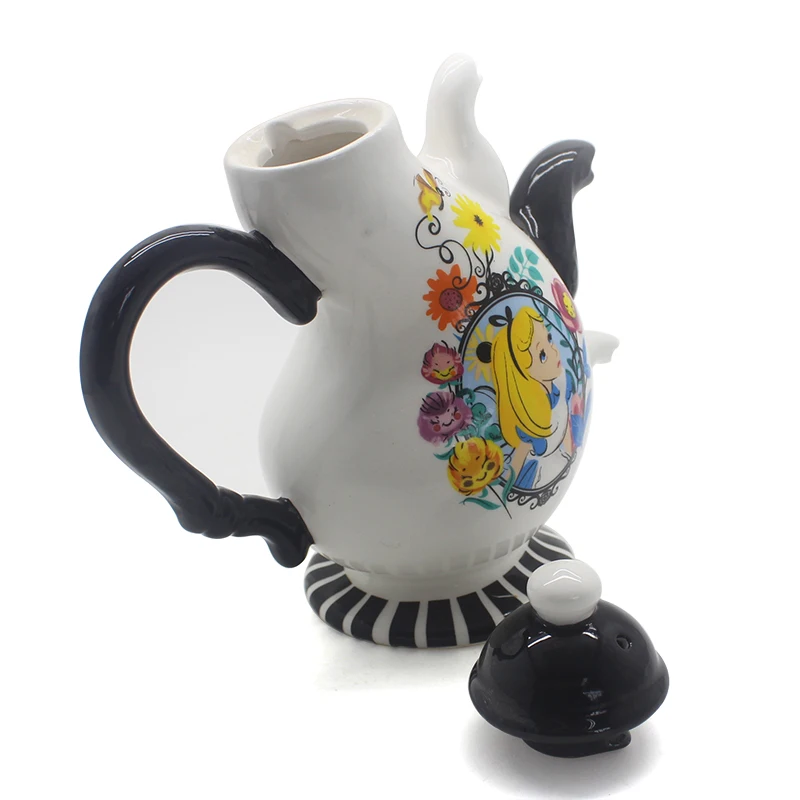 Beauty and the Beast Porcelain Coffee and Tea Set Luxury Ceramic Cup Pot Cartoon Tea Sets with Teapot