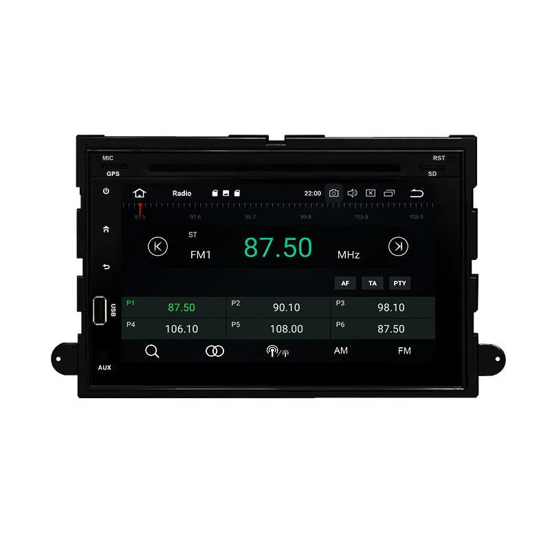 KD-7204 Android 10 PX5 Octa Core Car Radio Dvd Player For Fusion/Explorer/F150/ Edge/Expedition 2006-2009