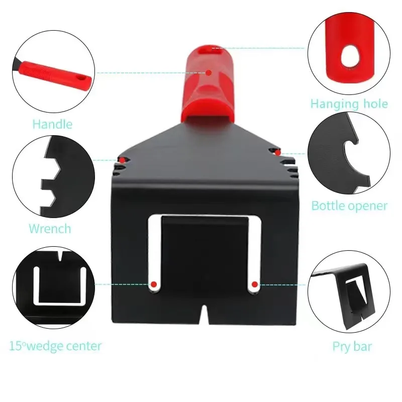 Tile Removal Tool Trim Puller Tool Baseboard Removal Tool for Removing Wood Floor Baseboard Tiles Nail Pulling