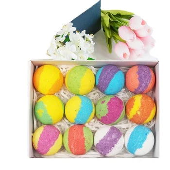 Hot Sale Bubble Fizzies Boule Bath Bombs Gift Set Hotel Spa Home Spa De Main Organic Vegan Bath Bombs Colorful 2000PCS