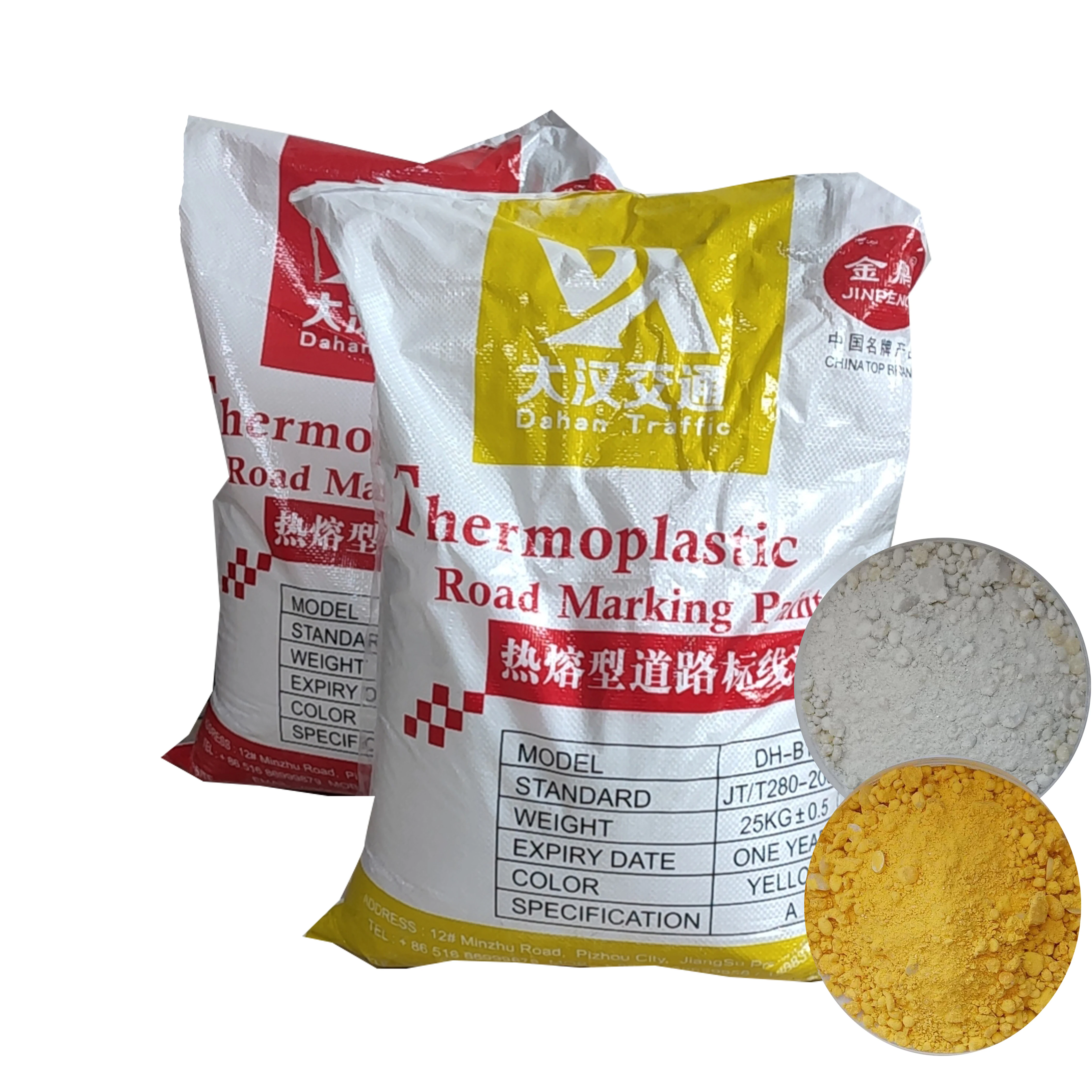 Reflective Thermoplastic White Yellow Road Marking Paint Hot Sale In Philippines Cambodia Sumasalamin sa Thermoplastic White Yel