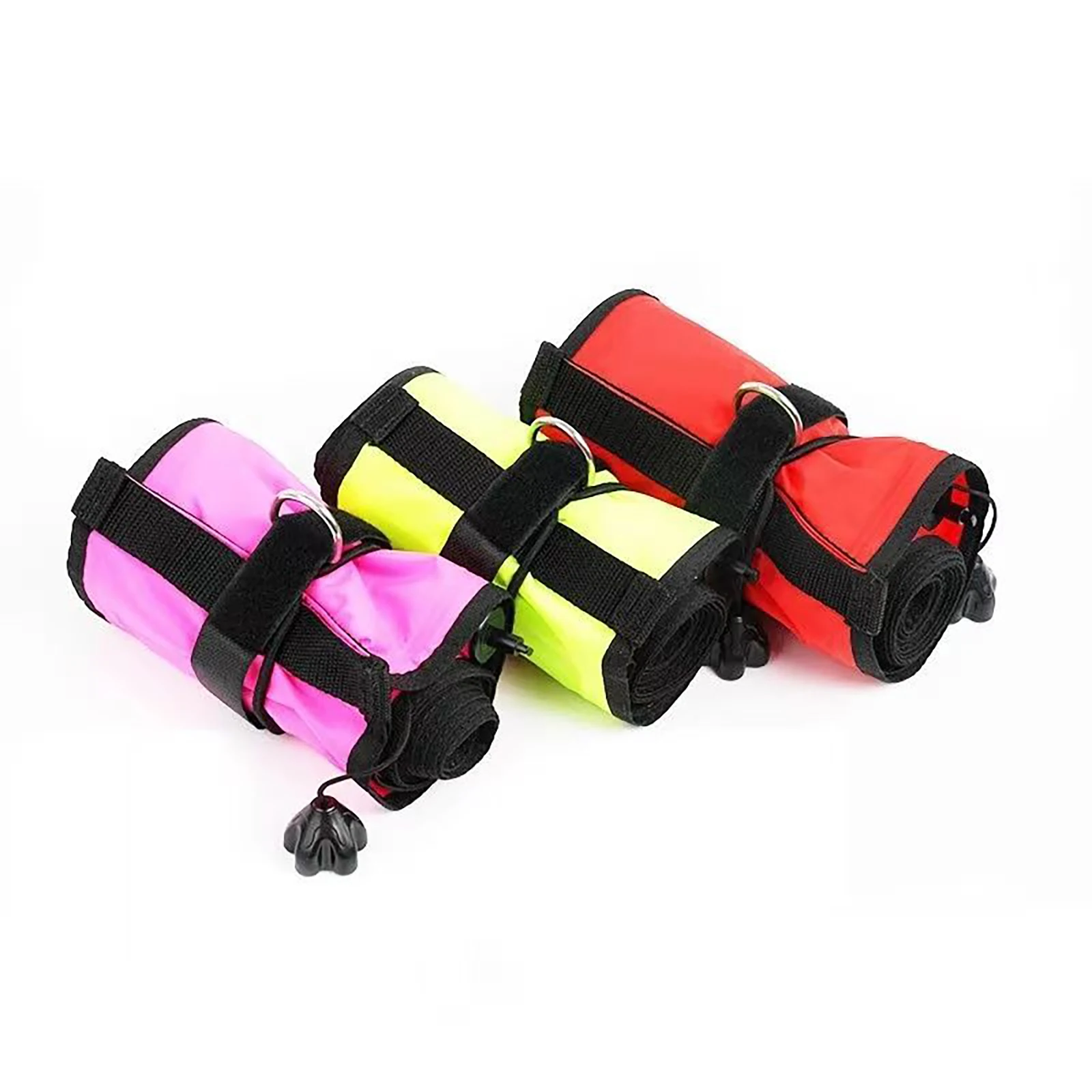 Wholesale 12CM*1.5M Professional High Quality Scuba Diving Inflatable Safety Signal Tube Dive Marker Buoy SMB Diver Underneath