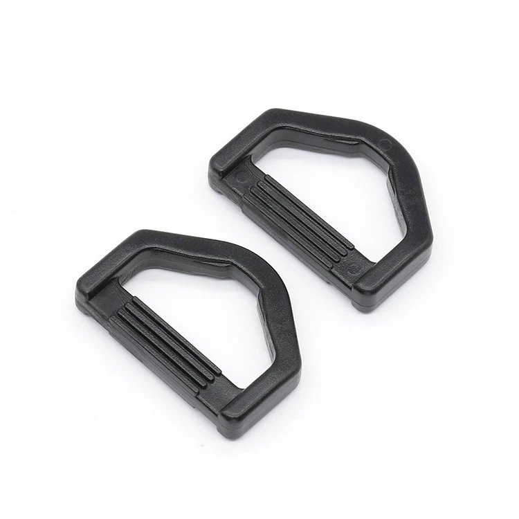 High Quality Plastic Adjustable Thick D Ring Buckles for Backpacks or