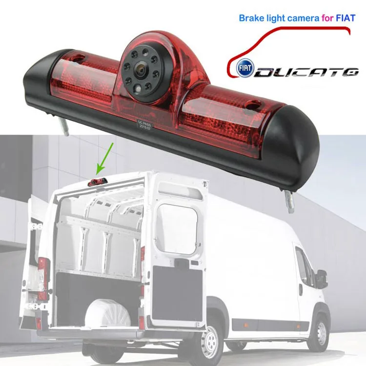 Fiat Ducato 06-15 Rear Reversing Camera Kit Integrated Brake Light camera