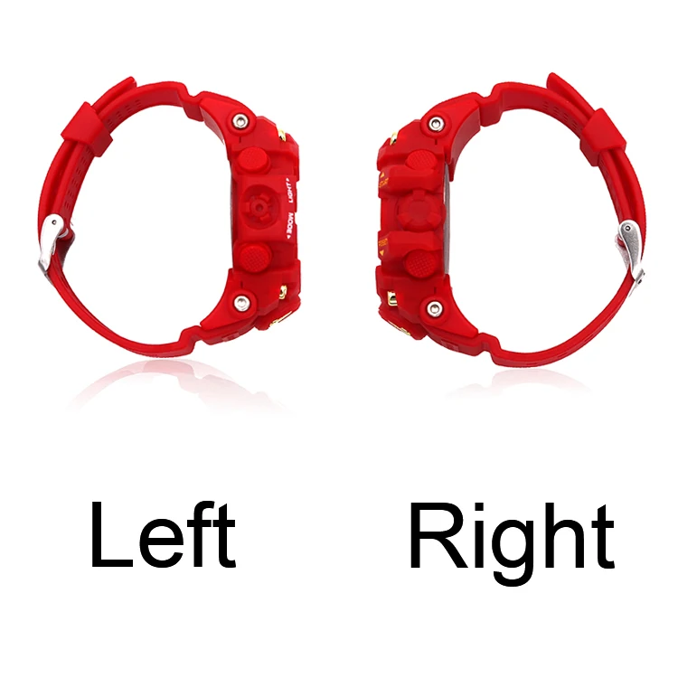 New Digital Sport Wristwatch Transparent Brand Watch Sanse S-647B Kids Watch