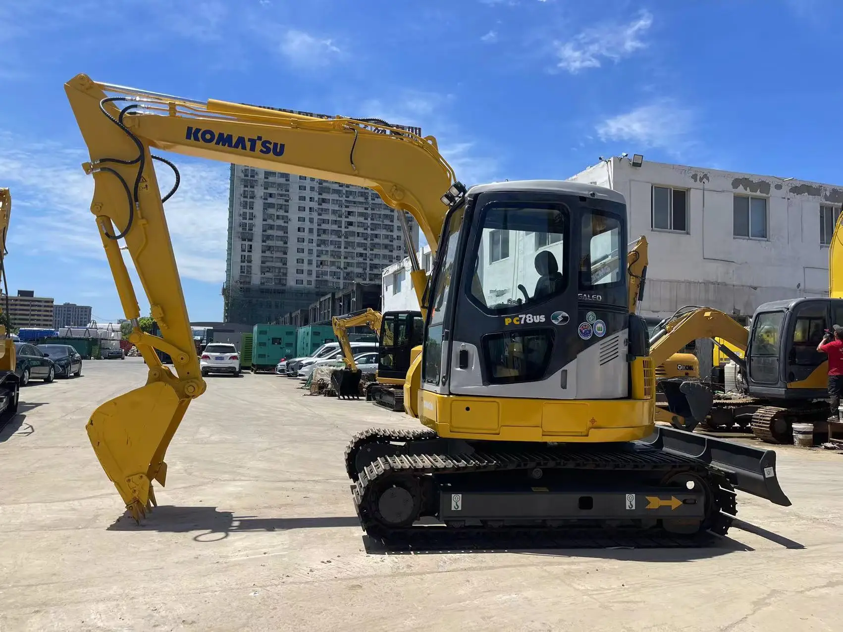 7 ton used digger komatsu pc78us -6 mini excavator used excavator hitachi cheap used excavators