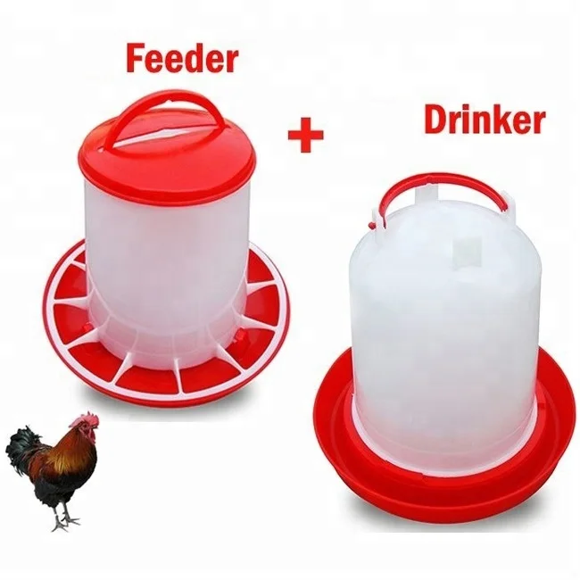 Automatic Poultry Animal Chicken Duck Goose Smooth Surface Durable 1kg 1.5kg 15kg Feeders and