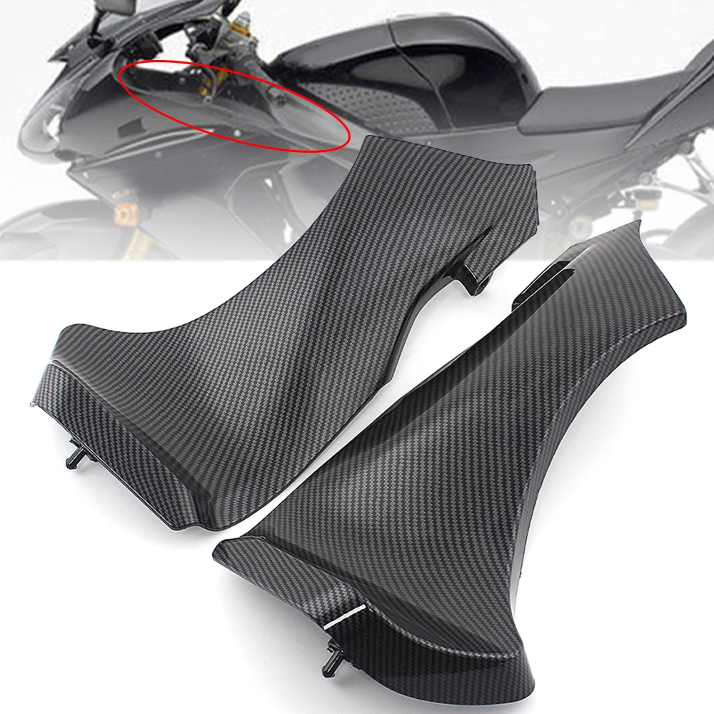 Боковая обтекатель для воздуховода из углеродного волокна подходит KAWASAKI Ninja ZX6R ZX636 2005-2006 C